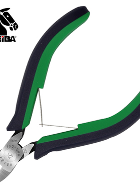马牌keiba斜嘴钳进口微型精密厚刃斜口钳子剪切钳斜砠钳HNCD04