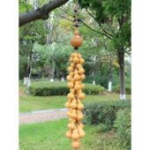 天然葫芦串挂饰客厅墙壁招财挂件云南民族手工艺摆件中式 饰 家居装