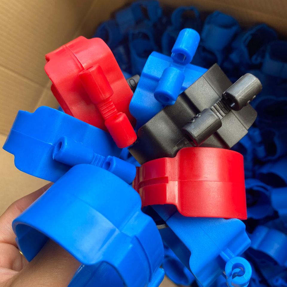 中央空调透气帽管卡扣吊卡秒扣吊码8厘丝杆固定挂卡抱卡箍塑料卡