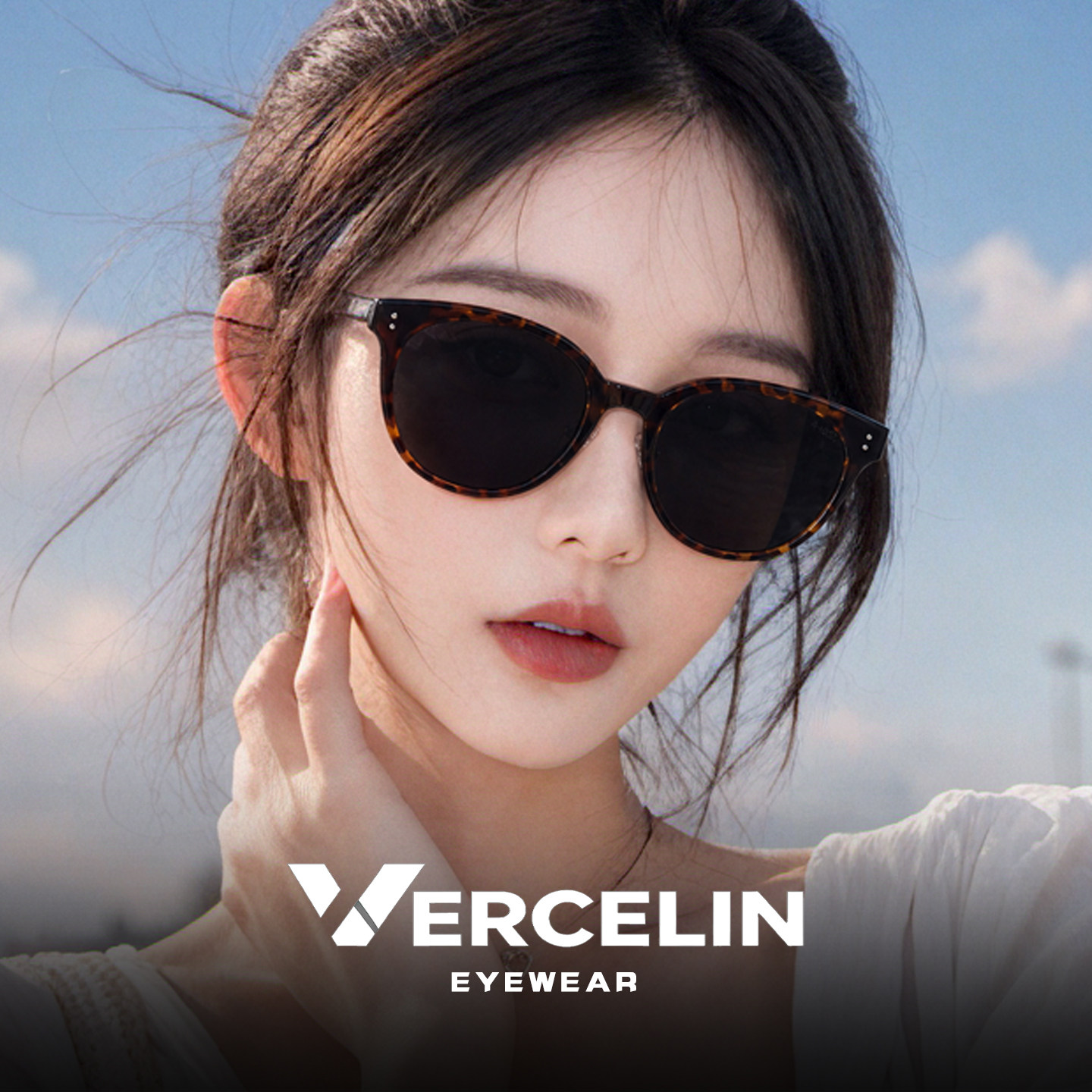 复古大框玳瑁墨镜女高级感适合方圆脸偏光太阳眼镜防紫外线带度数