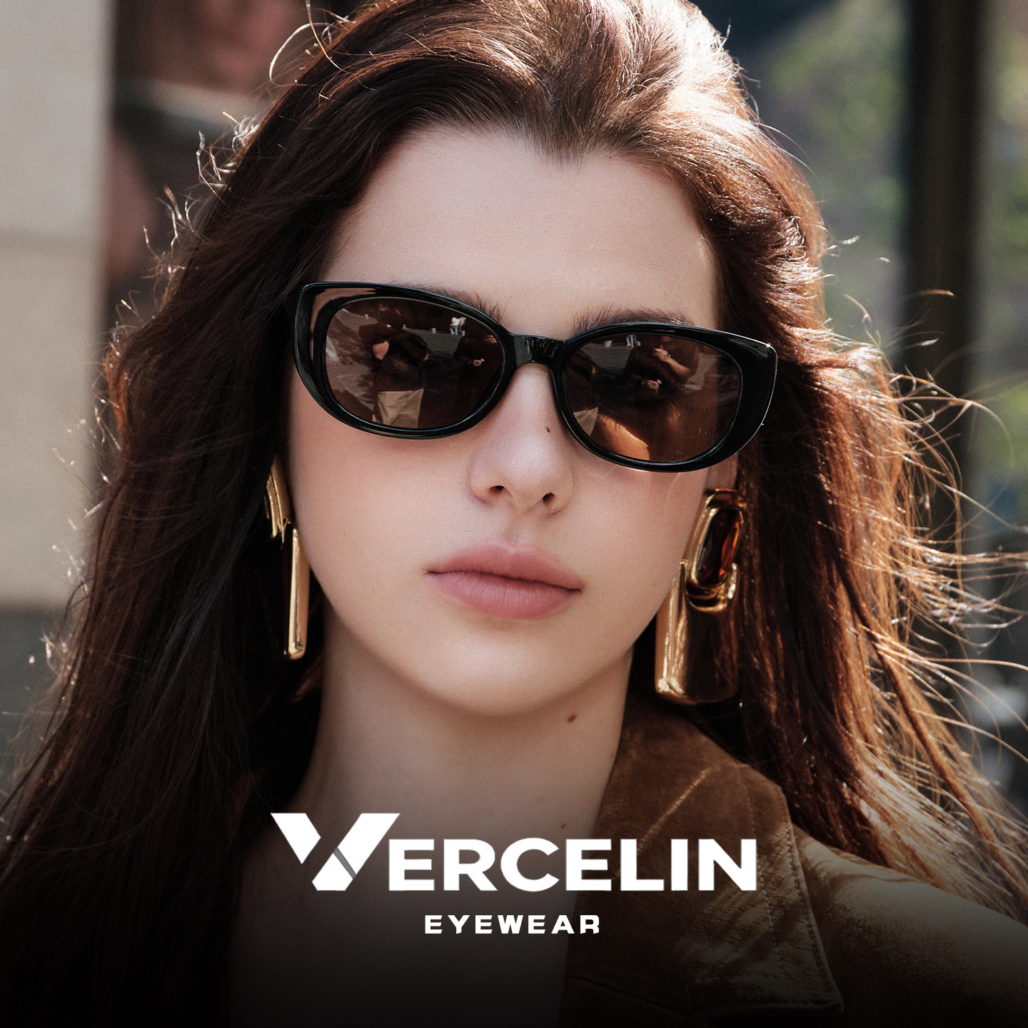 复古gm猫眼墨镜女款高级感偏光太阳镜开车防紫外线近视可配带度数