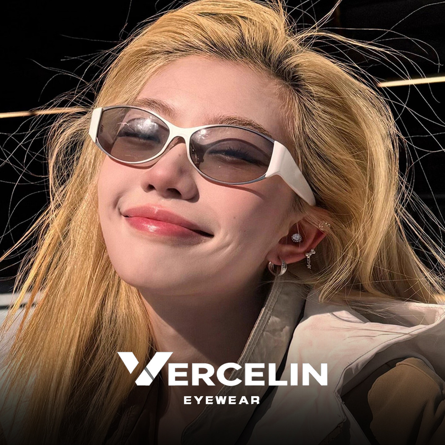 复古Y2K猫眼墨镜女2025新款高级感痞帅防紫外线科技感近视带度数