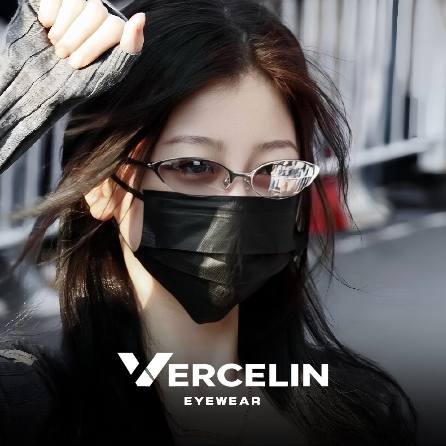虞书欣同款复古猫眼半框墨镜女高级感2026新款高级感近视可配度数