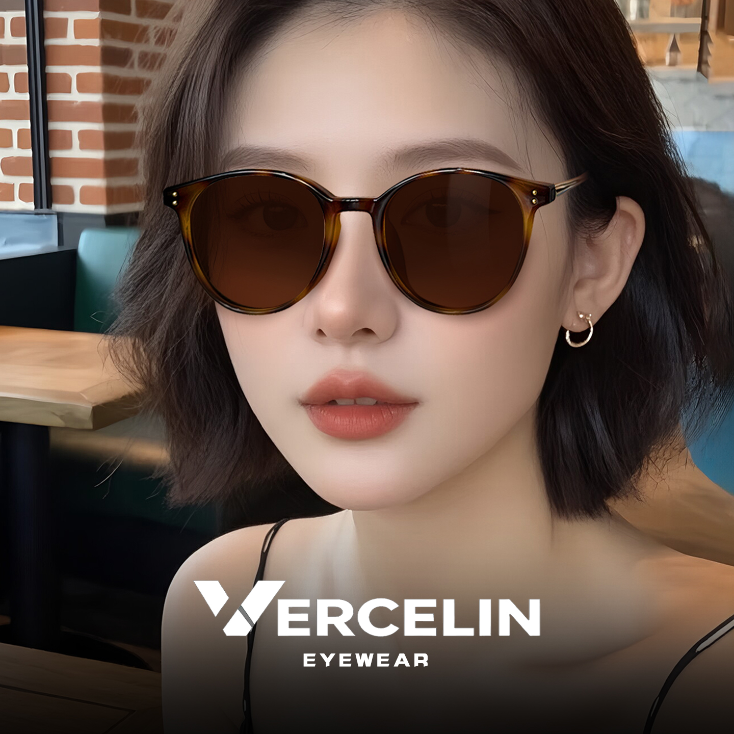 大牌老钱风茶色偏光太阳墨镜女适合方圆脸高级感近视可配带有度数