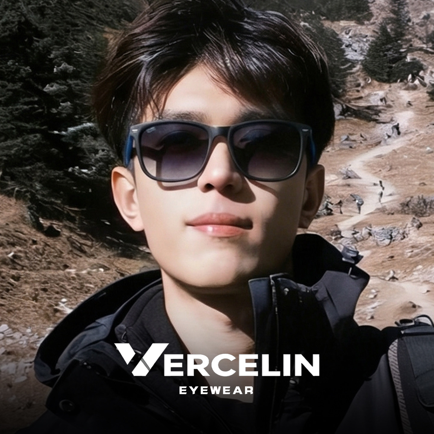 登山徒步护目镜偏光户外运动墨镜男女防风爬山防晒方形太阳眼镜潮