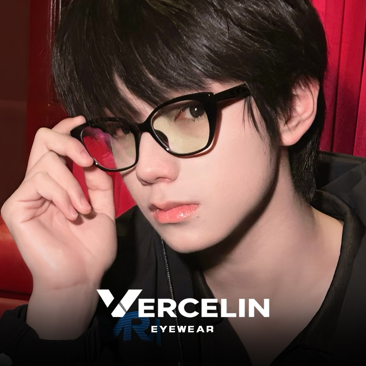 王橹杰同款复古猫眼黑框眼镜近视可配度数男高级感显脸小眼睛框架