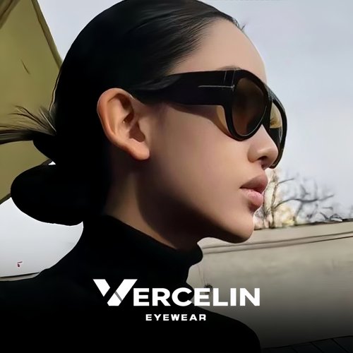 欧美复古茶色飞行员超大框墨镜女2026新款高级感近视太阳镜显脸小