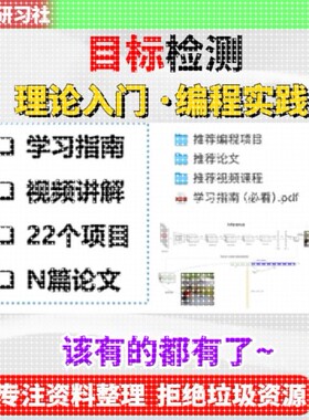 目标检测 Object Detection/YOLO/AI学习资料路线方案计算机视觉/