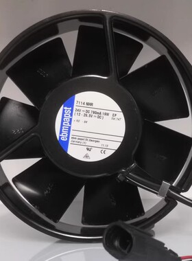 7114N/19/2H/NHR/NHU 原装德国ebmpapst 24V ABB变频器 散热风扇