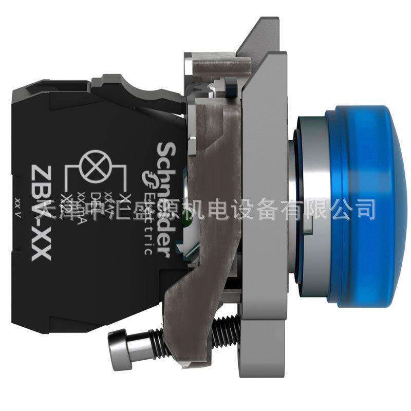 XB4BVB6=ZB4BVB6+ZB4BV063蓝色24VAC/DC指示灯22mm指示灯XB4BVB6