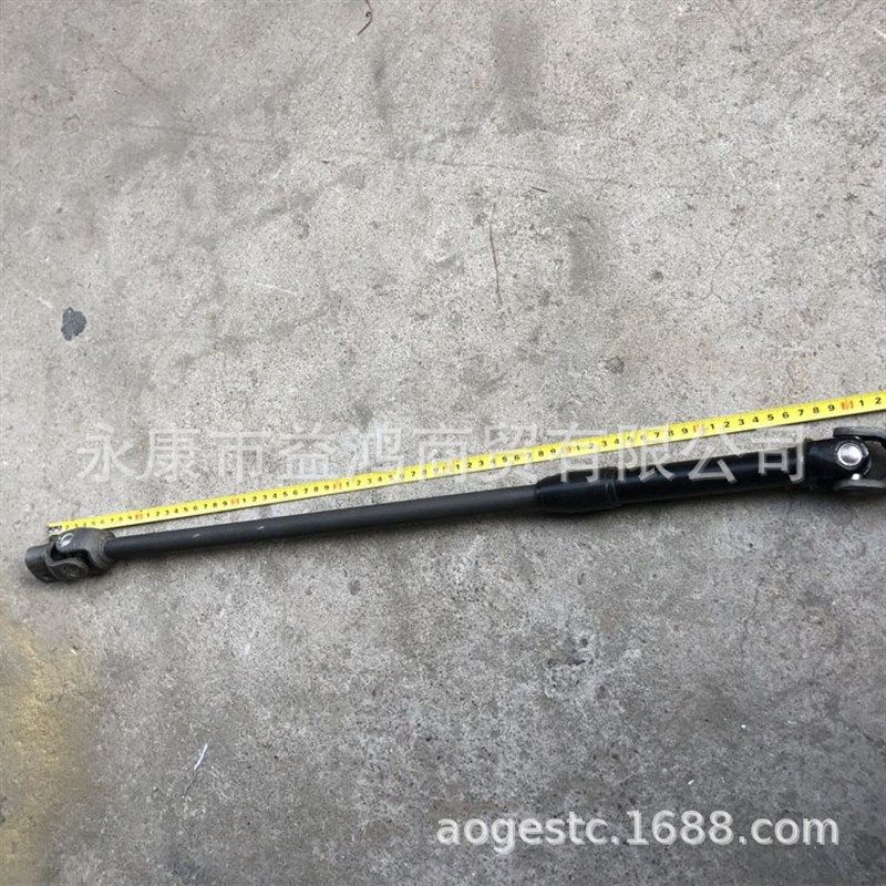 改装电动钢管车配件 卡丁车方向机连接伸缩万向节转向轴290-850MM