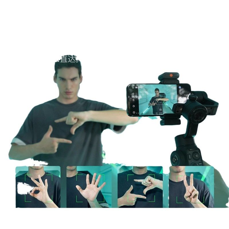 智云SMOOTH5S AI手机稳定器智能跟拍云台防抖手持稳定器AI追踪拍