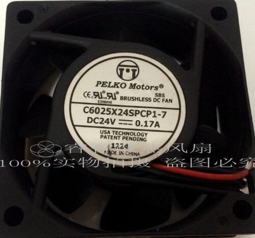 PELKO MOTORS C6025X24SPLP1-7 24V 0.17A C6025X24SPCP1-7 风扇