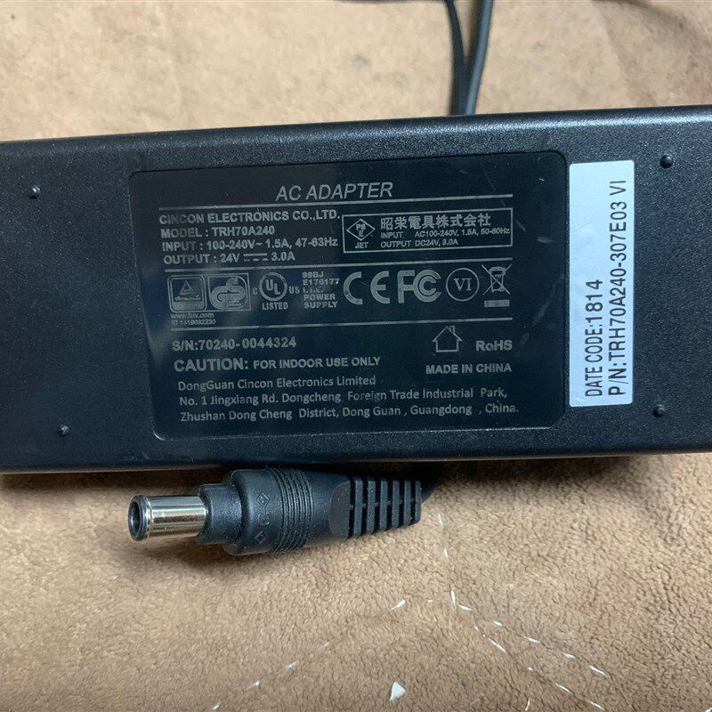 TSI悬浮粒子测试仪充电器TRH70A240-307E-03电源适配器24V3.0A3A