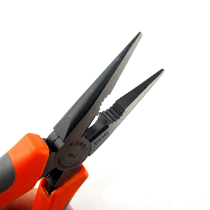 飞鹿工具 6寸日式铬钒钢工业级 尖咀钳子 尖嘴钳150mm/200mm胶钳