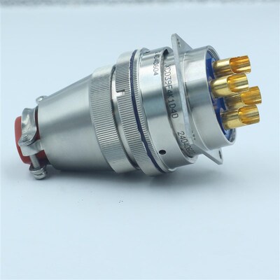 4芯大电流圆形连接器 XCD39F4K1D40+XCD39T4Z1P40 航空插头插座