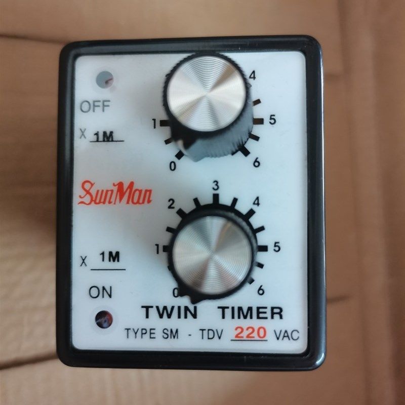 SM-TDV SM-TDV 220V TWIN TIMER SMTDV SUNMAN 太阳人计时器 6M6M