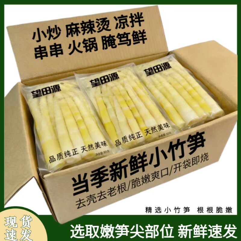 2026竹笋新鲜嫩笋尖清水小竹笋罗汉笋串串笋商用火锅笋麻辣烫食材