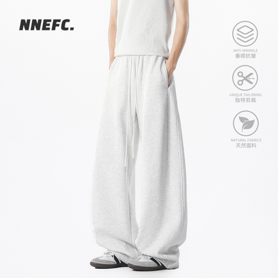 NNEFC美式重磅弯刀卫裤男女长裤