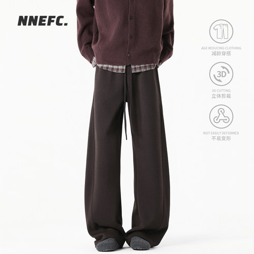 NNEFC冬季复古美拉德男女休闲裤