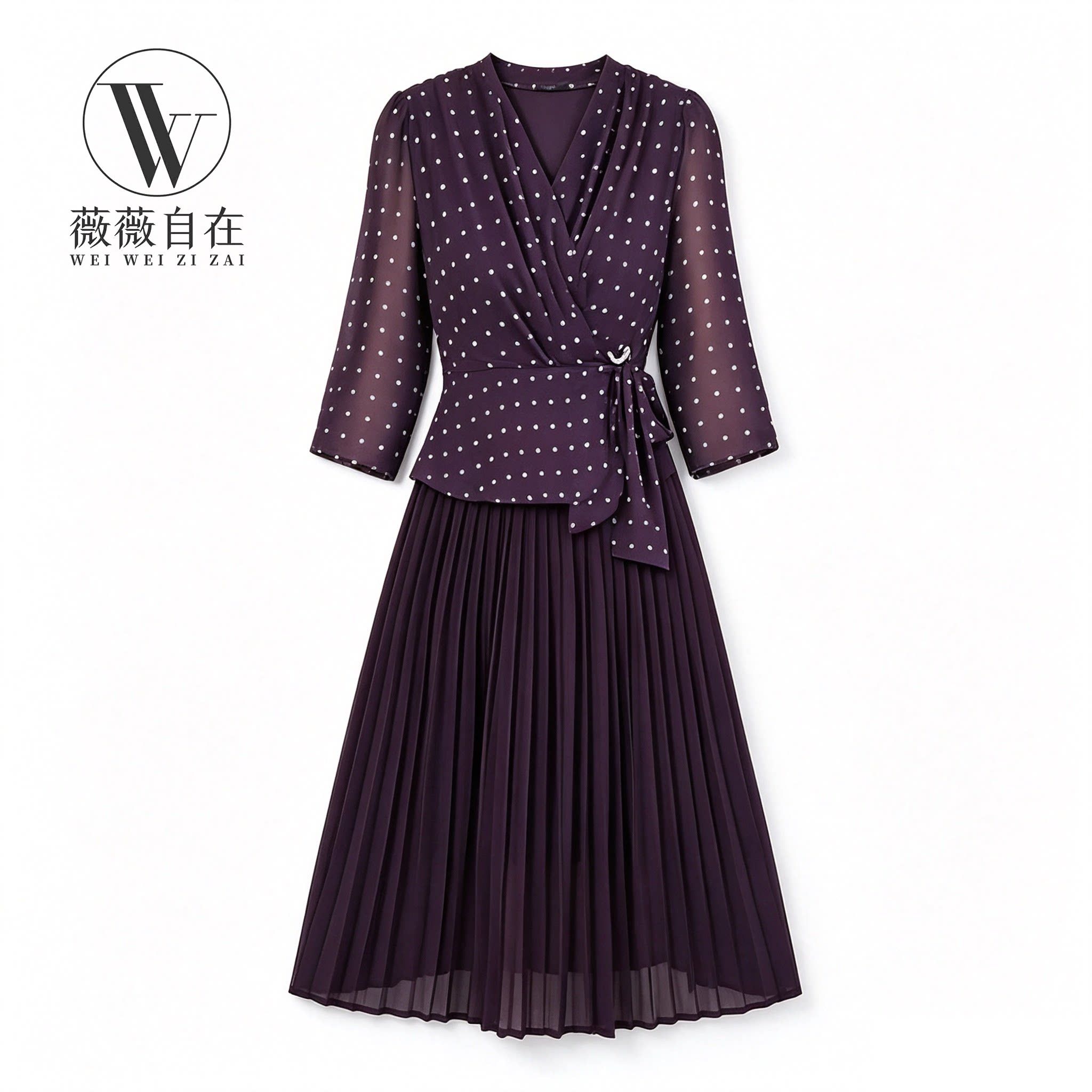 【撤柜清仓】W轻奢显瘦大码连衣裙 W310