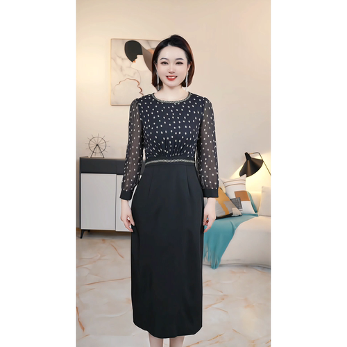 【撤柜清仓】S气质高端大码显瘦连衣裙 S5