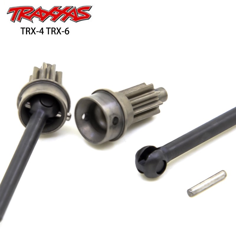 TRAXXAS 金属传动轴 前部门桥驱动输入轴 重型 TRX-4/TRX-6攀爬车