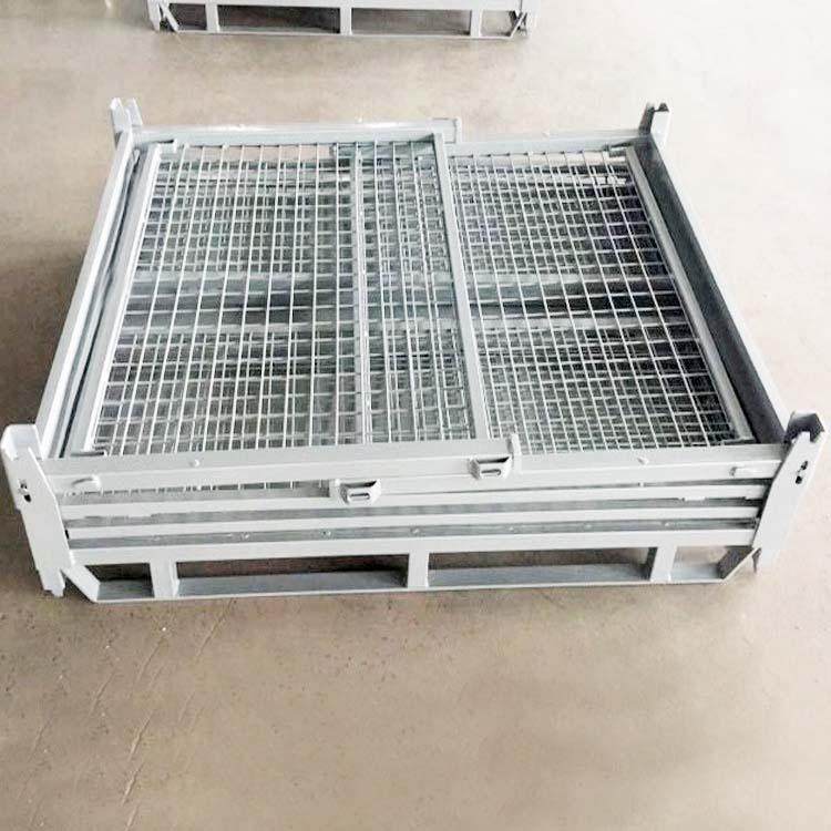 仓储笼厂家销售折叠式金属周转箱可堆叠4层重型铁框,五金/工具,周转箱/储物箱/收纳箱,淘宝优惠券,粉丝福利购,淘宝优惠卷