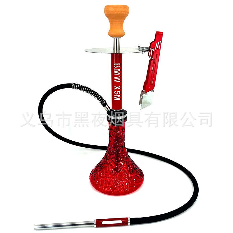 水烟壶水烟俄罗斯铝合金单管镂空