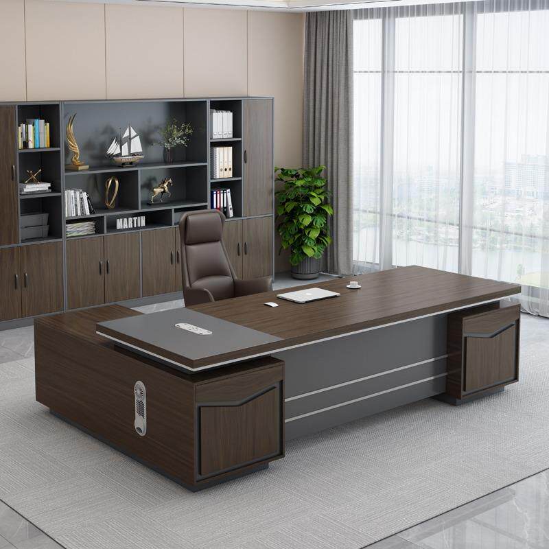 大班台老板桌经理办公室总裁桌简约现代板式办公家具经理办公室桌