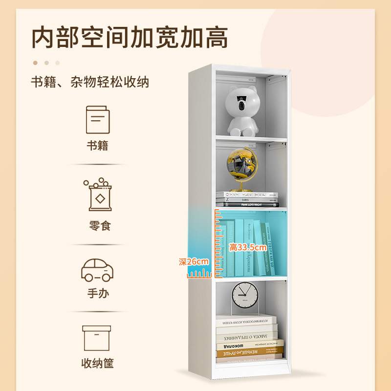 铁艺书架置物架落地多层客厅飘窗钢制书柜家用阳台简易收纳储新品
