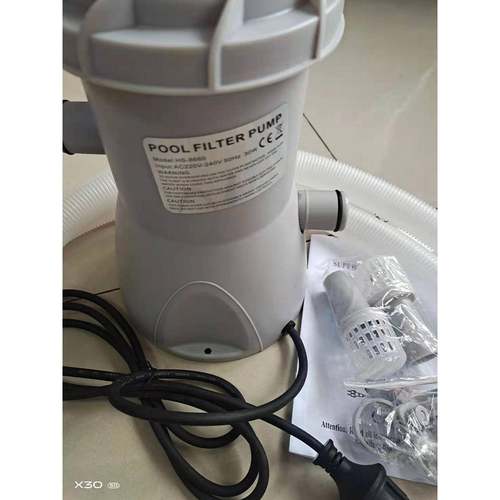 泳池过滤泵530加仑600夹网支架泳池水泵污水循环处理滤水泵