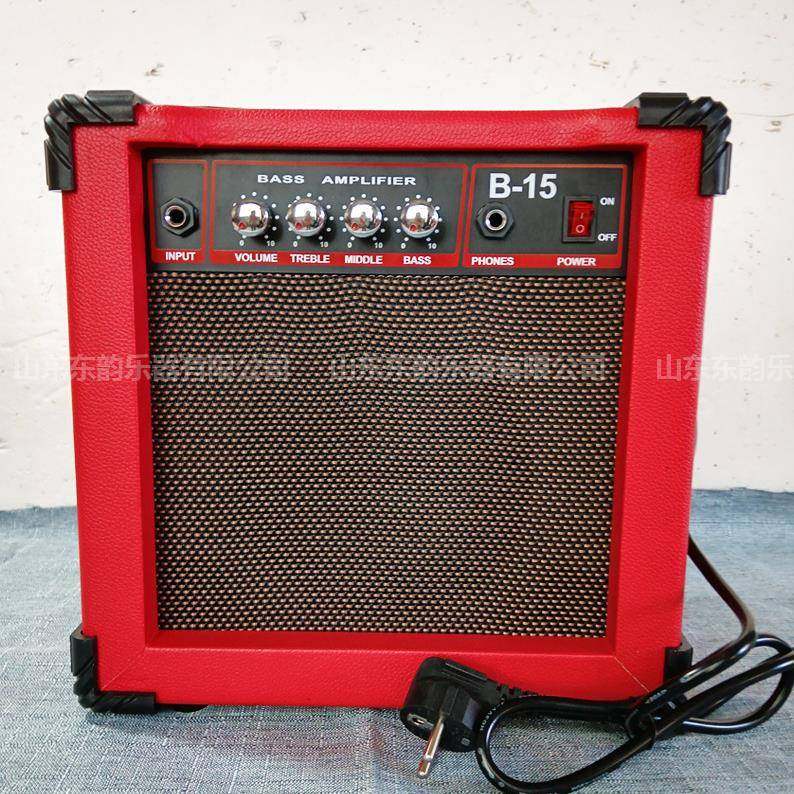贝司音箱BASS贝斯音响15瓦初学者弹唱民谣便携练习贝斯吉他音