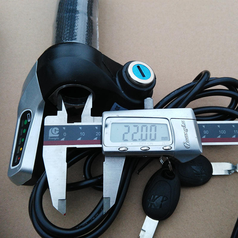 电动车 带锁调速把 转把带电量仪表 电动自行车改装配件 油门把手