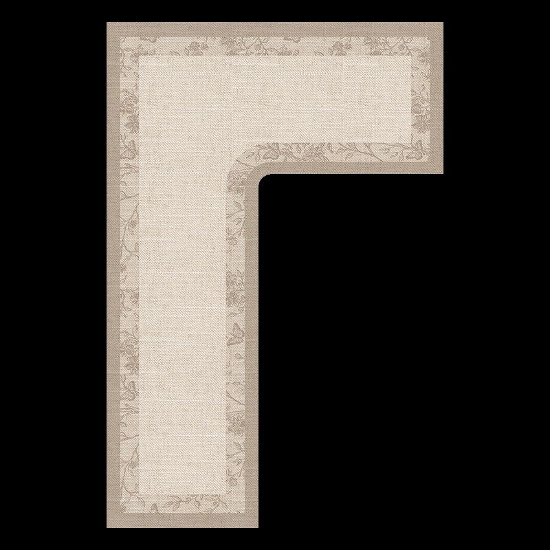 厨房专用L形地垫整块吸水防油脚垫防滑耐脏可擦免清洗高级感地毯,居家布艺,厨房地垫,淘宝优惠券,粉丝福利购,淘宝优惠卷