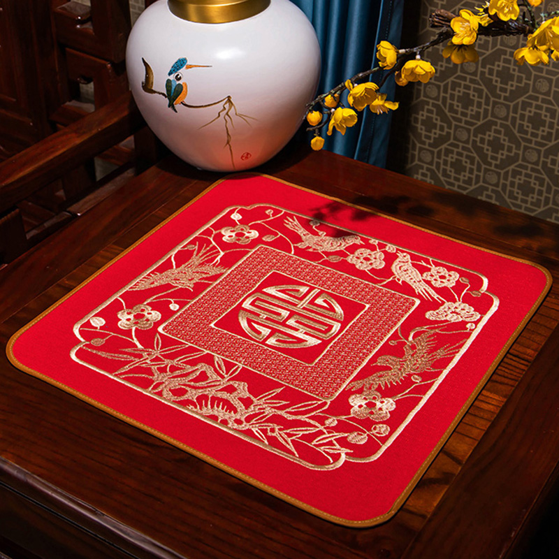 隔热垫餐桌垫碗垫子防烫杯垫防滑锅垫餐垫中式家用托盘布艺花瓶垫