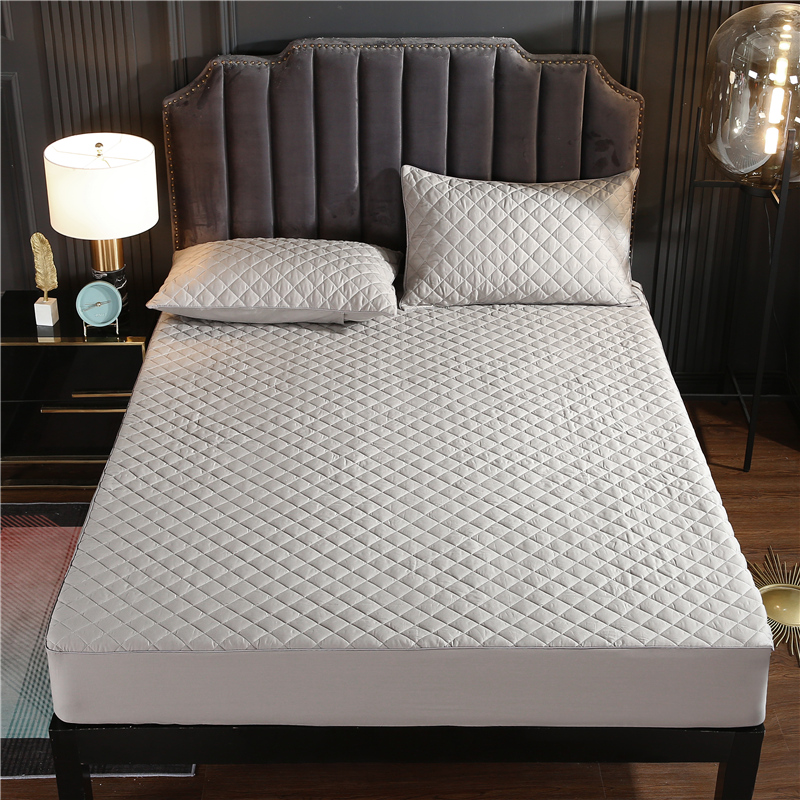 全纯棉牀包夹棉1x1.2x1.35x1.5x1.9*1.8x2*2.2米m防滑牀罩套加高