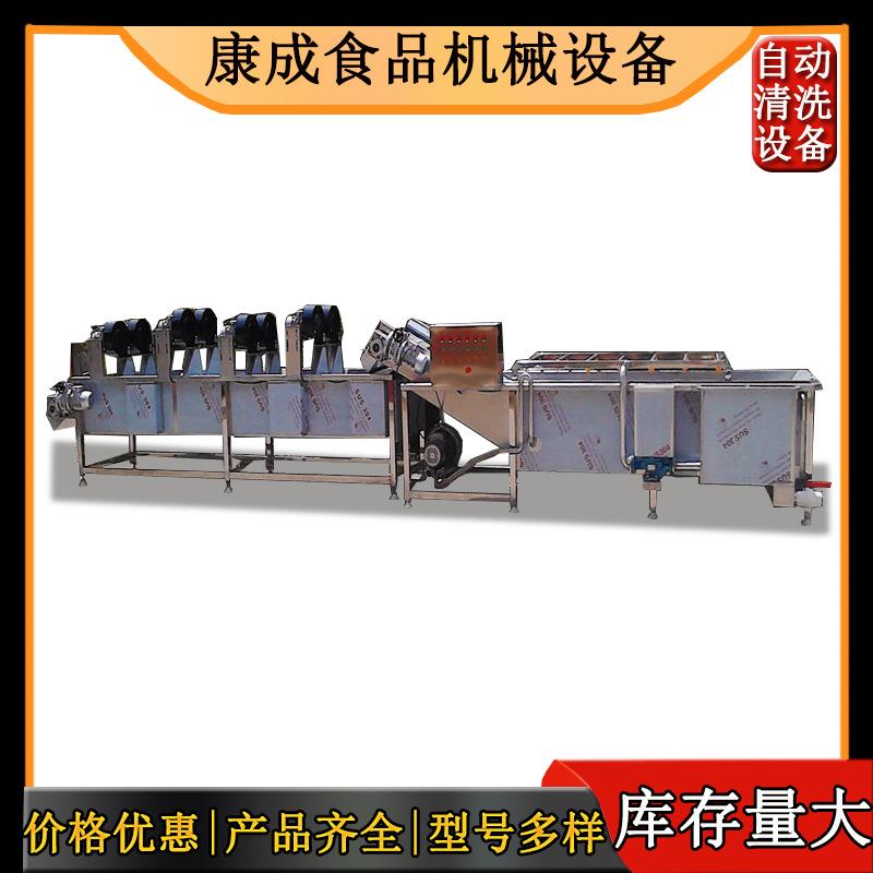 精品热销韭菜清洗机 臭氧杨桃清洗机 不锈钢翻浪式气泡清洗机