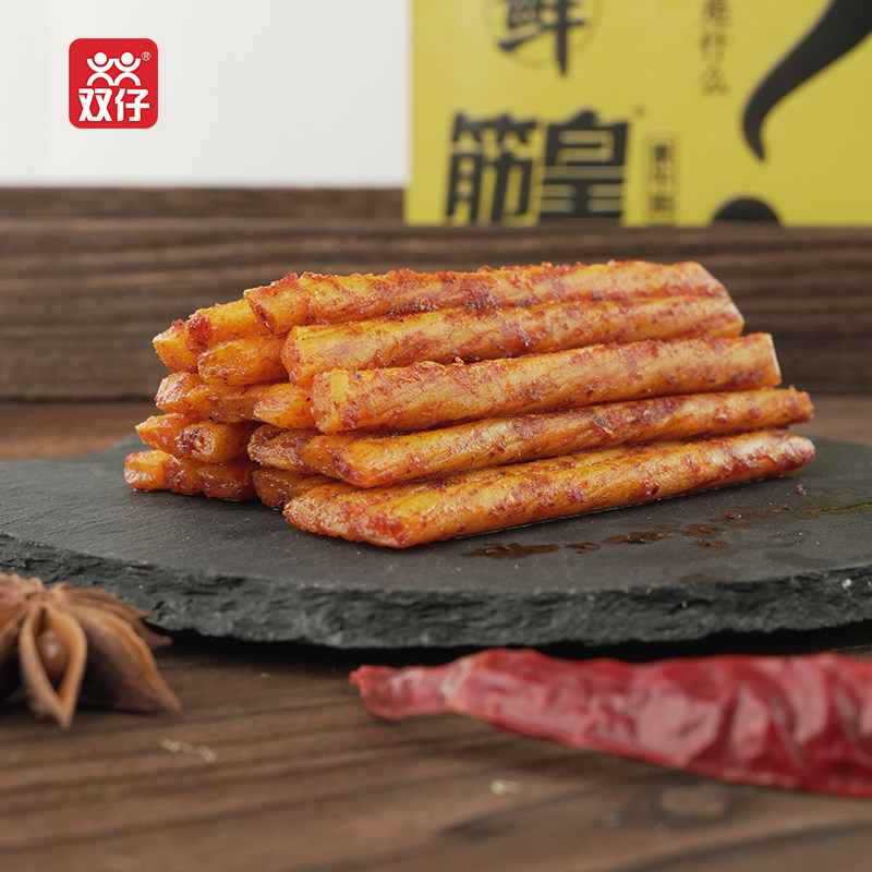 双仔辣条筋皇鲜麦素牛筋麻辣休闲解馋辣味零食