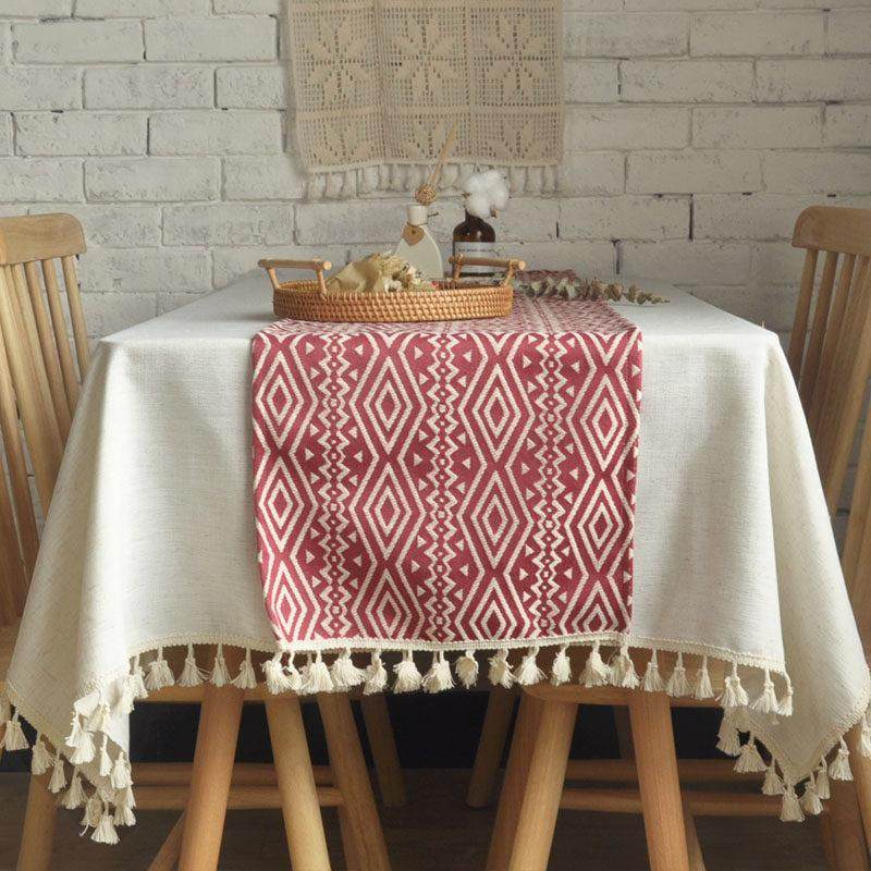 桌布桌旗布艺民族复古餐桌茶几阳台餐边桌盖巾北欧现代轻奢定做,居家布艺,桌布,淘宝优惠券,粉丝福利购,淘宝优惠卷