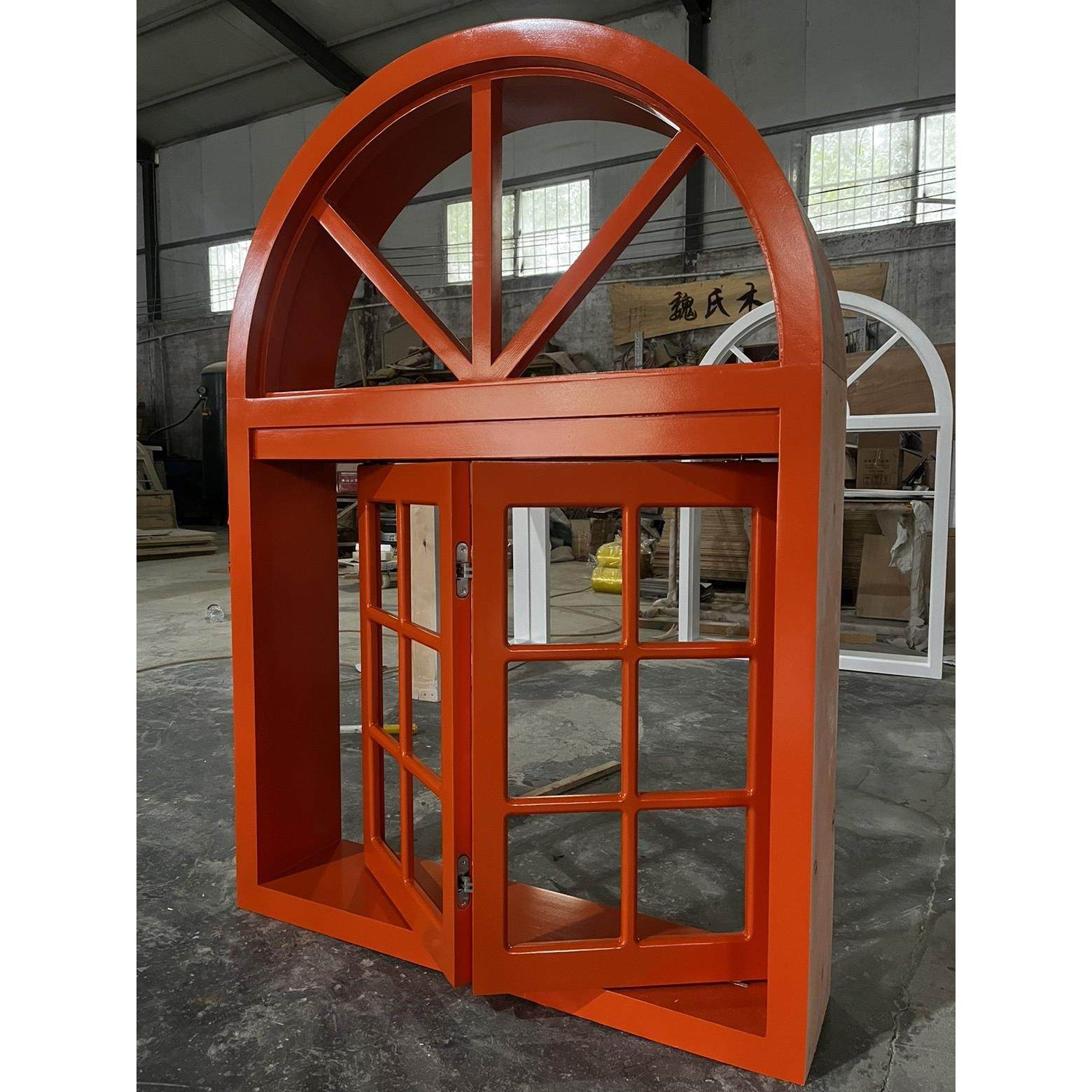实木门窗定制拱形窗户折叠窗户推拉窗室内门窗网红窗户可定制窗户
