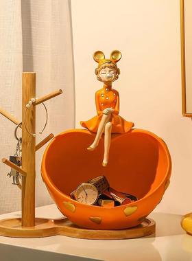 入户玄关进门钥匙收纳摆件客厅电视柜鞋柜家居装饰品乔迁新居礼物