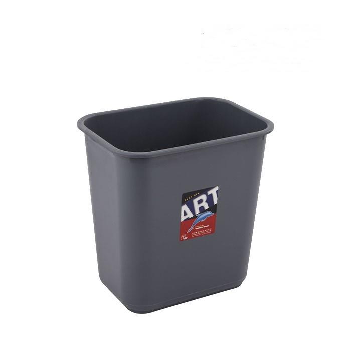 灰色加厚工业用家庭用垃圾桶筒卫生桶8L15L20L30L升塑料摇盖包邮