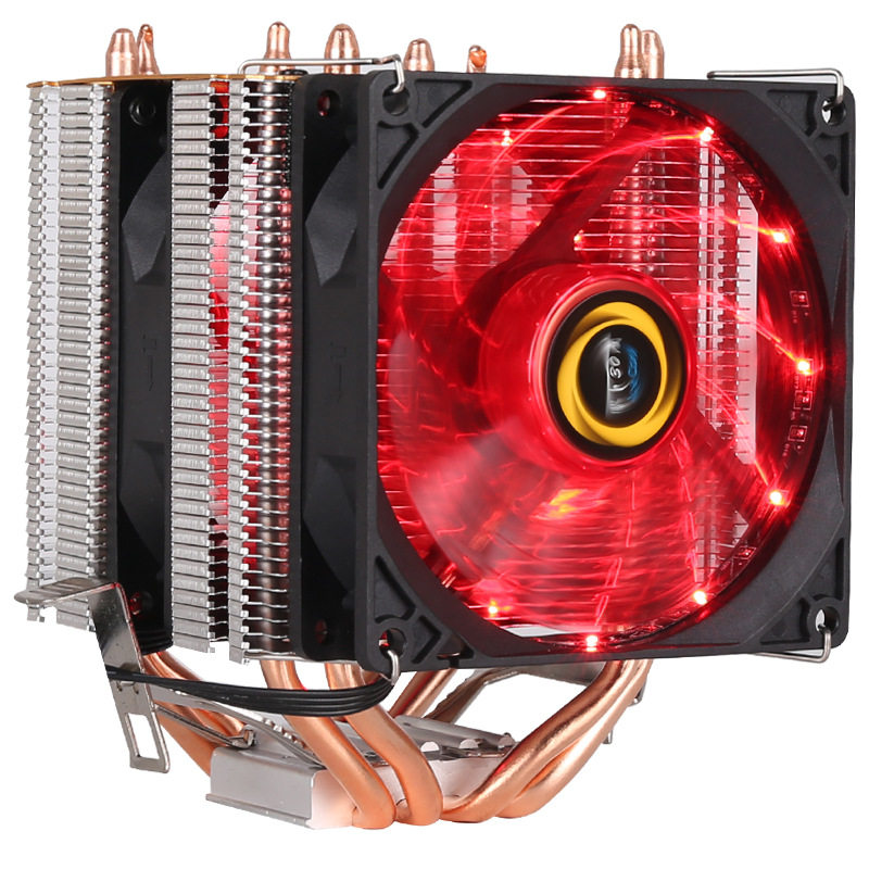 4热管cpu散热器超静音1155AMD2011针CPU风扇1366台式机电脑x79X58