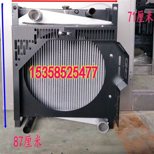 YC4A140L-D30-30广西玉林80KW千瓦柴油发电机组 试配 散热器 水箱
