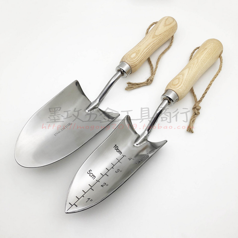 原木柄白钢加厚花铲 园艺铲子种花铲花园铲园林铲子园艺工具,搬运/仓储/物流设备,其他起重搬运设备,淘宝优惠券,粉丝福利购,淘宝优惠卷