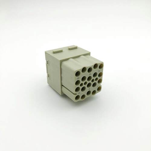 重载连接器机器人配件H2MEE-020-MC/FC 16A 500V 6KV 3冷压模块