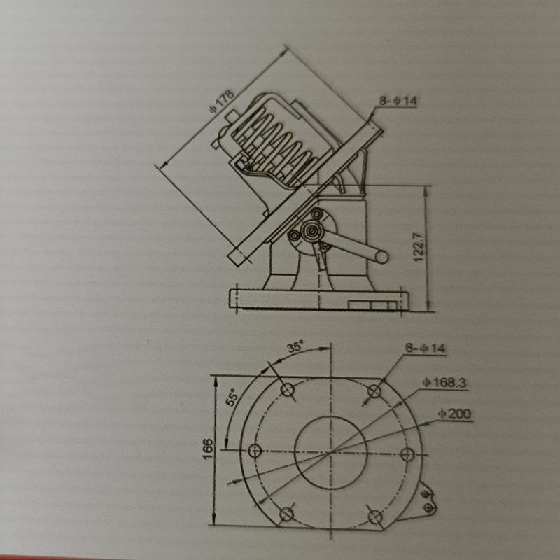 3寸dn80不锈钢槽罐车手动紧急切断阀45度组合海底阀