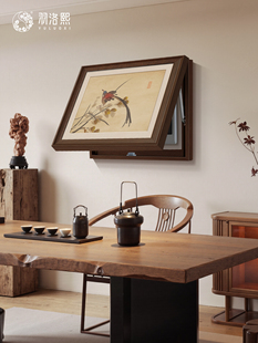 宋代美学电表箱装饰画2025新款新中式花鸟弱电箱遮挡盖板餐厅壁画