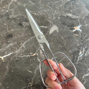 全不锈钢剪刀户外露营烧烤烤肉剪家用多功能厨房鸡排蔬菜剪刀 日式